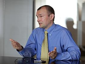 Глава Novoco Rent Юхани Ярвилехто и Директор UFG Дмитрий Элькин