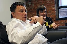 Технический директор «3D-банк» Сергей Матиясевич и управляющий партнёр фонда AddVenture Сергей Карпов