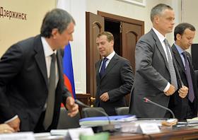 Рабочая поездка Президента РФ Дмитрия Медведева в Нижегородскую область. Заседание президиума Госсовета по вопросам экологической безопасности
