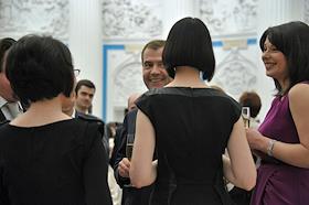 Вручение премии молодым деятелям культуры, прошло в Кремле