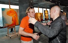 Открытие выставки живописи Андрея Шарова в башне 'Федерация'