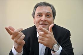 Генеральный директор ОАО 'Безоткатные поставки' Константин Чернов в офисе компании