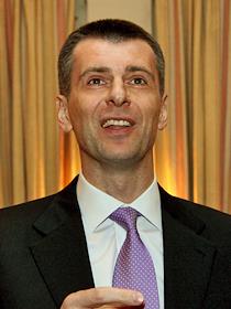 Лидер Всероссийской политической партии 'Правое дело' Михаил Прохоров