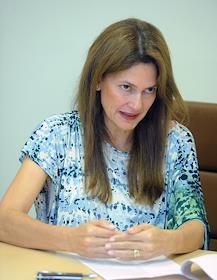 Вице-президент и генеральный директор ООО 'Проктер энд Гэмбел' Патриция Лопес Васкез в офисе компании