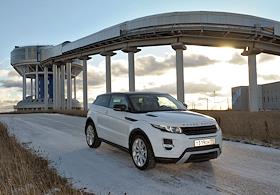 Обозреватель журнала 'Деньги' Илья Зиновьев на тест-драйве Range Rover Evoque