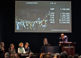Аукционный дом Christie’s открыл в Лондоне неделю аукционов русского искусства
