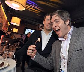 Форум Россия 2012. Коктейль по случаю окончания форума 'Инвестиции в кино, ТВ и новые медиа' в баре 'Progress Bar' (на территории 'Digital October')