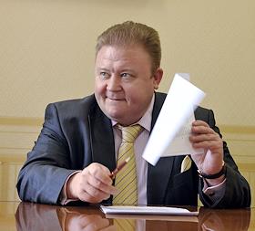 Генеральный директор НП 'Система Интехно' Вадим Потрашков во время интервью.
