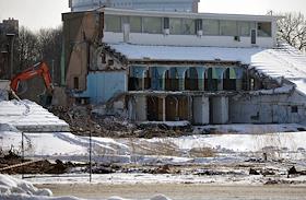 Демонтаж старого стадиона 'Динамо'