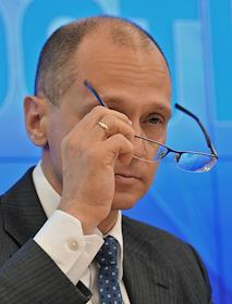 Брифинг генерального директора Госкорпорации 'Росатом' Сергея Кириенко в преддверии Саммита по ядерной безопасности в Сеуле, в РИА 'Новости'