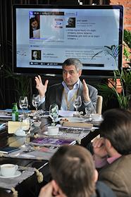 Встреча с компанией 'Коммерсантъ' на тему: 'Объединение и синергия медийных ресурсов в корпорации - challenge и новые возможности' в рамках весенней серии бизнес-завтраков с АКМР', в центре 'Digital October'