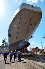 На Прибалтийском судостроительном заводе «Янтарь» был спущен на воду большой десантный корабль «Иван Грен», . Церемония спуска на воду головного корабля нового проекта 11711. На торжественной церемонии губернатор Калининградской области Николай Цуканов, начальника штаба Балтфлота контр-адмирала Сергей Фарков.

