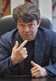 Генеральный директор компании 'Брокер кредит сервис' Олег Михасенко во время интервью