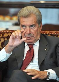 Глава итальянского энергоконцерна Enel Фульвио Конти во время интервью в отеле Ритц-Карлтон