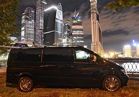 Съемка автомобиля Мercedes Viano VIP-класса