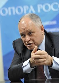 Президент Общероссийской общественной организации малого и среднего предпринимательства 'ОПОРА РОССИИ' Сергей Борисов во время интервью