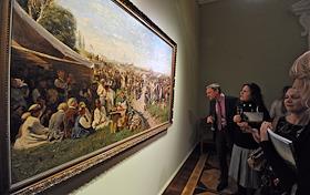 Предаукционная выставка шедевров Европейской Корпоративной Коллекции, организованная Аукционным домом Bonhams, в фонде 'Русское культурное наследие'