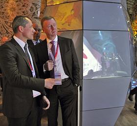 Прием в рамках Московского международного форума инновационного развития 'Открытые инновации' в торговом центре 'Афимолл Сити'.
