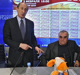 П/к, посвященная Международным соревнованиям по легкой атлетике 'Русская зима' в РИА 'Новости'