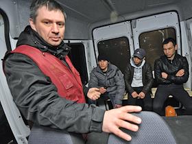 Миграционный патруль на Казанском вокзале