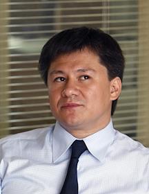 Генеральный директор агентства SPN Ogilvy Андрей Баранников во время интервью в офисе компании