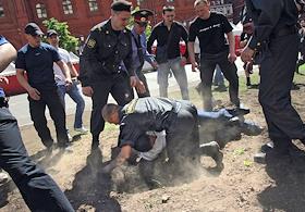 Попытка проведения несанкционированной акции 'Москоу Гей-Прайд 2011'