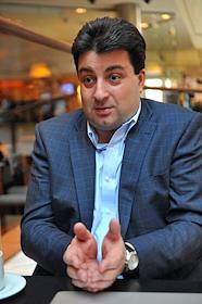 Вице-президент Сколтеха Алексей Ситников во время интервью