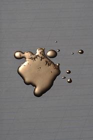 Обложка для журнала 'Деньги'. Расплавленное золото