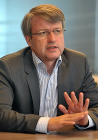 Генеральный директор ГК 'Danone-Юнимилк' Ив Легро во время интервью