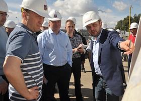 Объезд Северного административного округа и.о. зам мэра Москвы по вопросам градостроительной политики и строительства Маратом Хуснуллиным