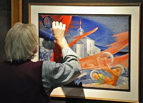 Пресс-показ выставки 'Мир глазами русских художников' представленная аукционным домом MacDougall's