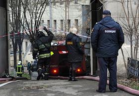 Пожар в Научно-исследовательском институте радиотехники на Большой почтовой улице