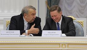 Совет по науке с участием президента России Владимира Путина в Кремле