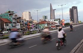 Дорожное движение на улицах Хошимина