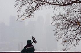 Снегопад в Москве