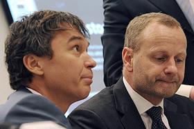 Презентация традиционного экономического прогноза на текущий год Saxo Bank с участием главного экономиста Saxo Bank Стина Якобсена, в центральном офисе агентства 'Интерфакс'