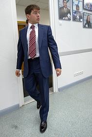 П/к президента - председателя правления СМП Банка Дмитрия Калантырского в центральном офисе 'Интерфакс'