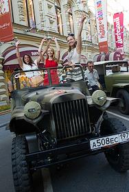 ГУМ авторалли Gorkyclassic-2014. Награждение участников в Ветошном переулке