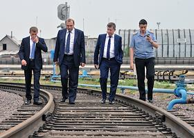 Посещение мэром Москвы Сергеем Собяниным электродепо 'Печатники'