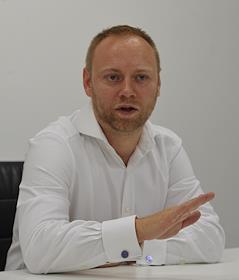 Генеральный директор BBDO Group Андрей Брайович во время интервью