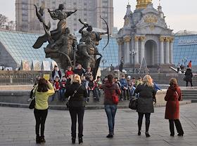 Жанровые фотографии. Крещатик