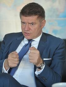 Глава 'Ситибанка' Марк Луэ во время интервью