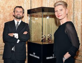 Ужин Girard-Perregaux в честь 10-летнего юбилея женской часовой коллекции Cat's Eye в ресторане Cristal Room Baccarat