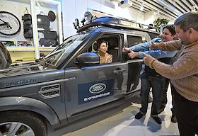 Презентация книги 'Открывая Россию' по итогам проекта Land Rover - экспедиция Discover Russia, в Jaguar Land Rover Boutique