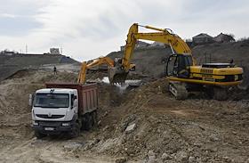 Ремонт объездной дороги в Симферополе, на которой из-за обвала участка в январе 2015 погибли 6 человек