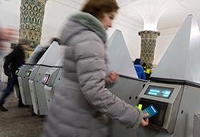 Турникеты в московском метро