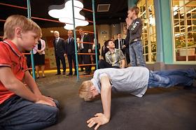 Посещение председателем правительства РФ Дмитрием Медведевым детского города мастеров 'Мастерславль'