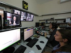 Глава правительства Крыма, председатель Совета министров Республики Крым Сергей Аксенов принял участие в телепередаче 'От первого лица'