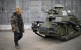 Шоу в рамках мероприятия 'Отважные люди', организованное Центральным музеем бронетанкового вооружения и техники, прошло в Военно-патриотическом парке культуры и отдыха Вооруженных сил России 'Патриот' в Кубинке