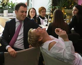 Завтрак по случаю запуска нового раздела LIFESTYLE на сайте www.kommersant.ru в ресторане 'Balzi Rossi'